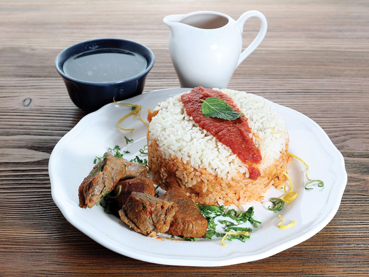Egyptian Meat Fatteh