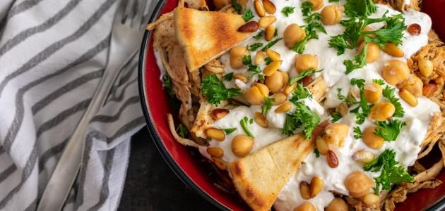 Crispy Chicken Fatteh
