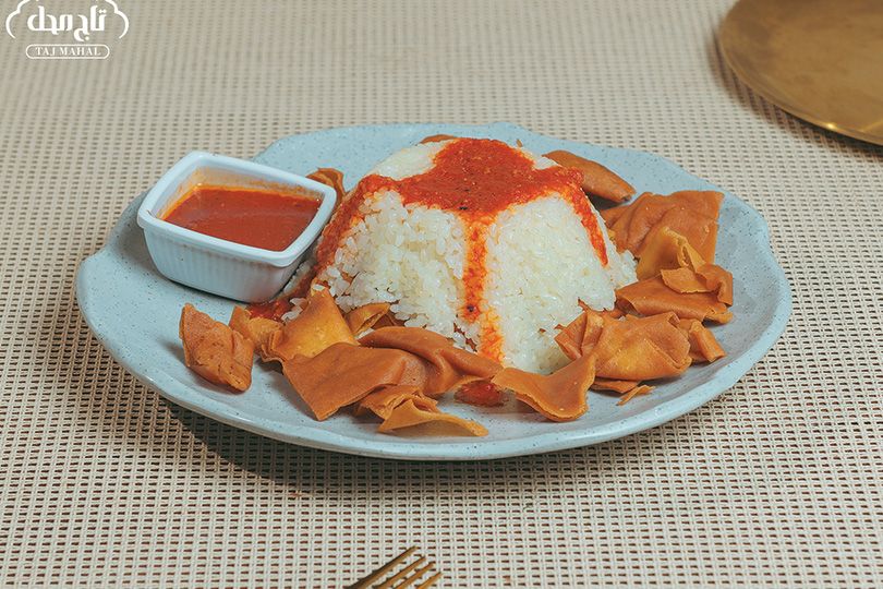 Plain Fatteh With Vinegar And Garlic
