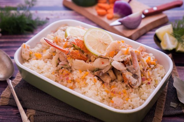 Seafood Fatteh