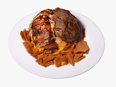 Beef Shawerma Fatteh Meal