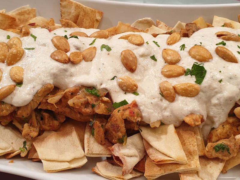Chicken Shawerma Fatteh