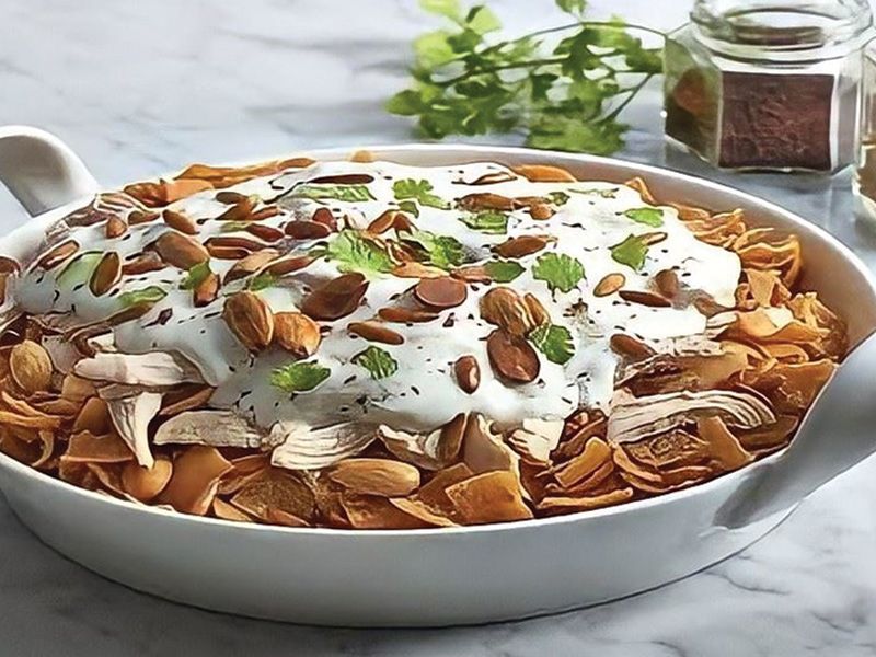 Chicken Shawerma Fatteh