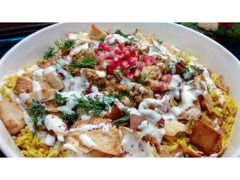 Chicken Shawerma Fatteh