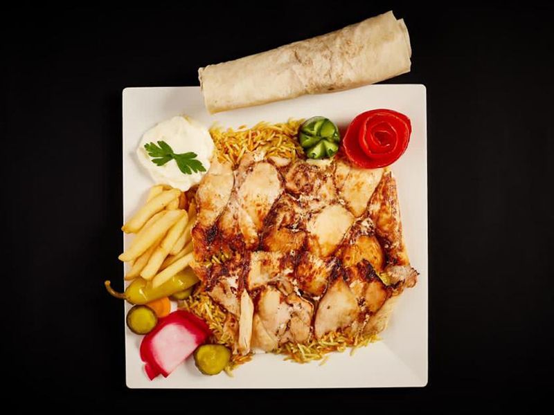 Chicken Shawerma Fatteh