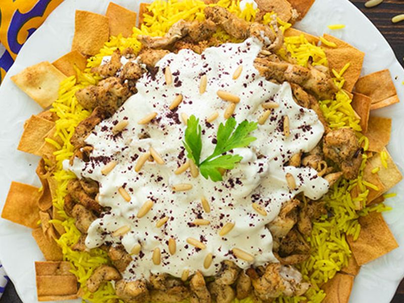 Chicken Shawarma Fatteh