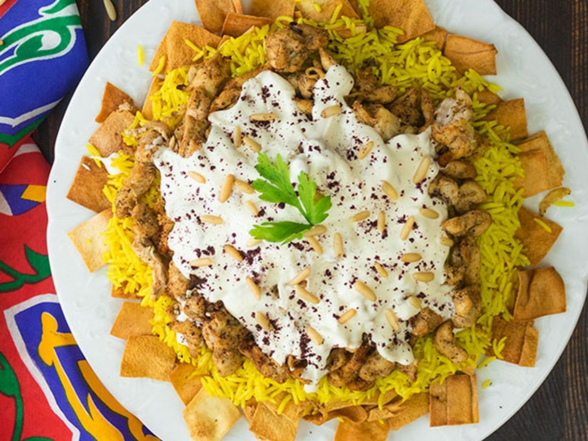 Chicken Shawerma Fatteh
