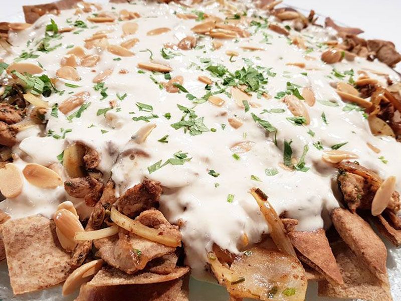 Chicken Shawerma Fatteh
