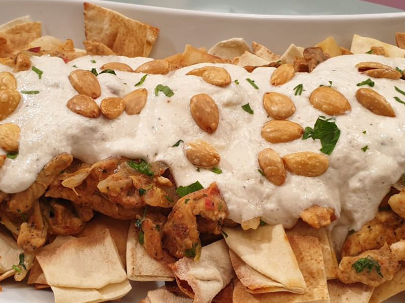 Chicken Shawerma Fatteh