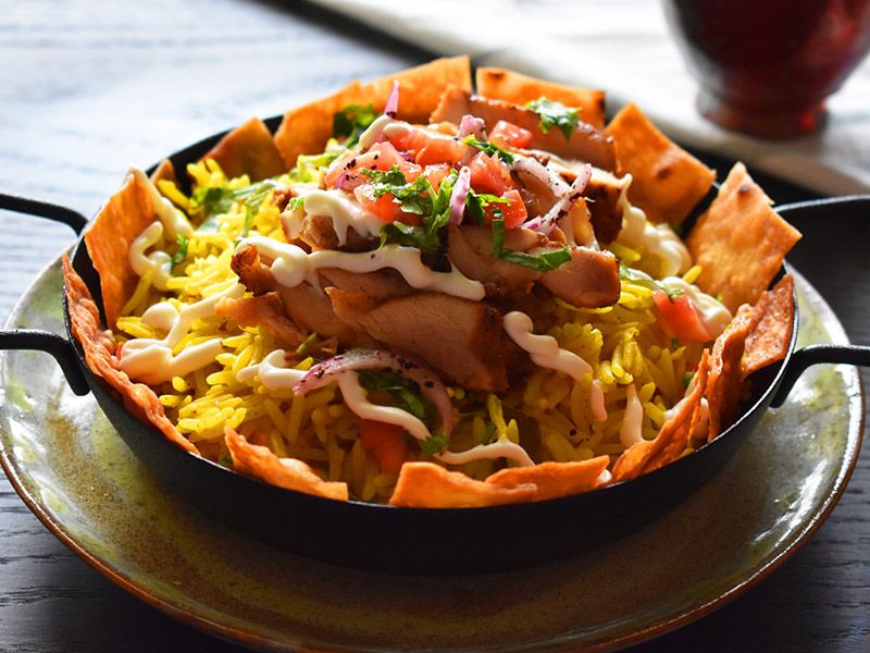 Chicken Shawerma Fatteh