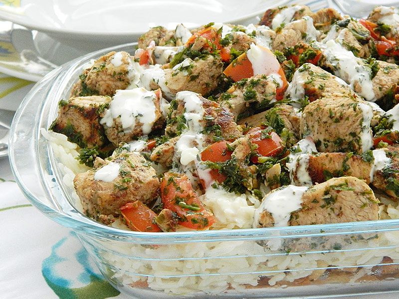 Chicken Shawerma Fatteh