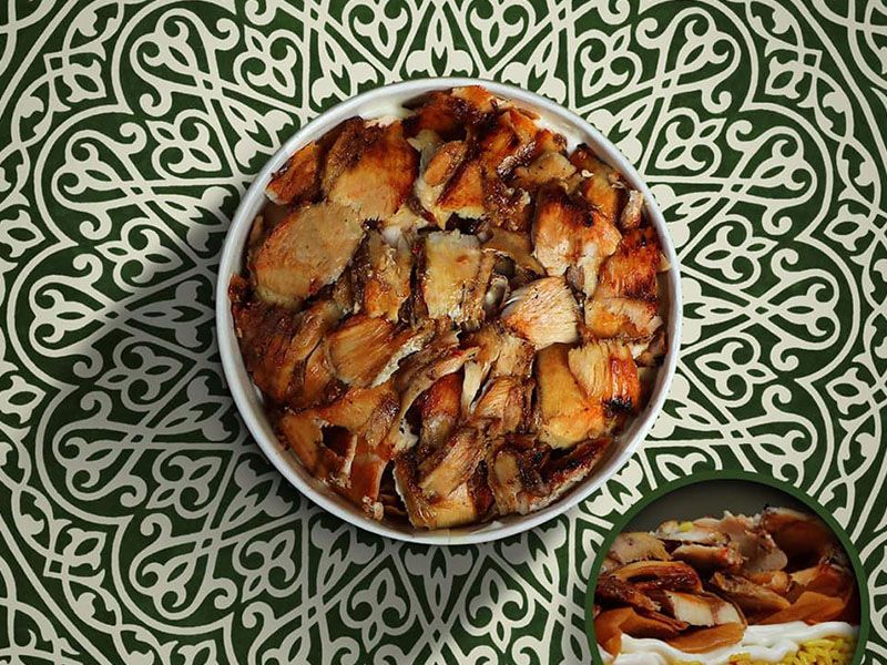 Mozzarella Cheese Chicken Shawerma Fatteh