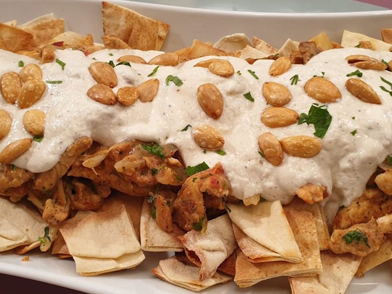 Family Chicken Shawerma Fatteh