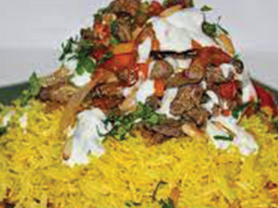 Mix lebanese Shawarma Fatta