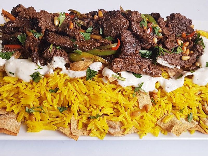 Meat Shawerma Fatteh