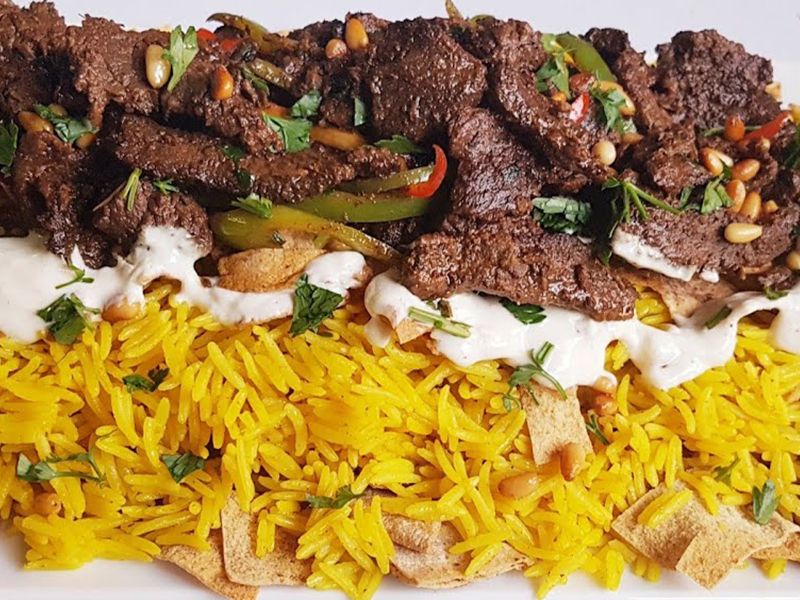 Meat Shawerma Fatteh