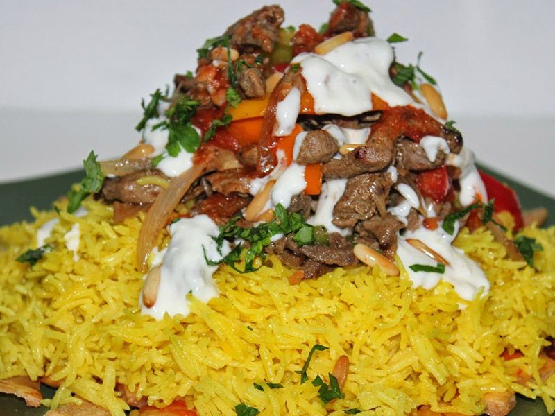 Meat Shawerma Fatteh