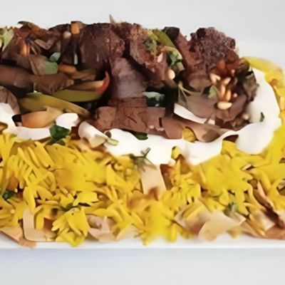 Large Meat Shawarma Fatteh