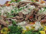 medium meat shawarma fatteh