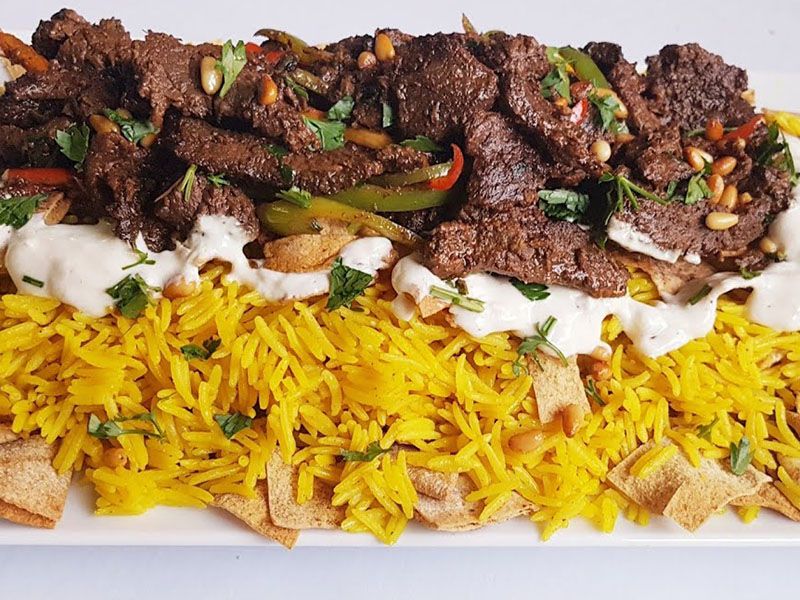 Meat Shawerma Fatteh