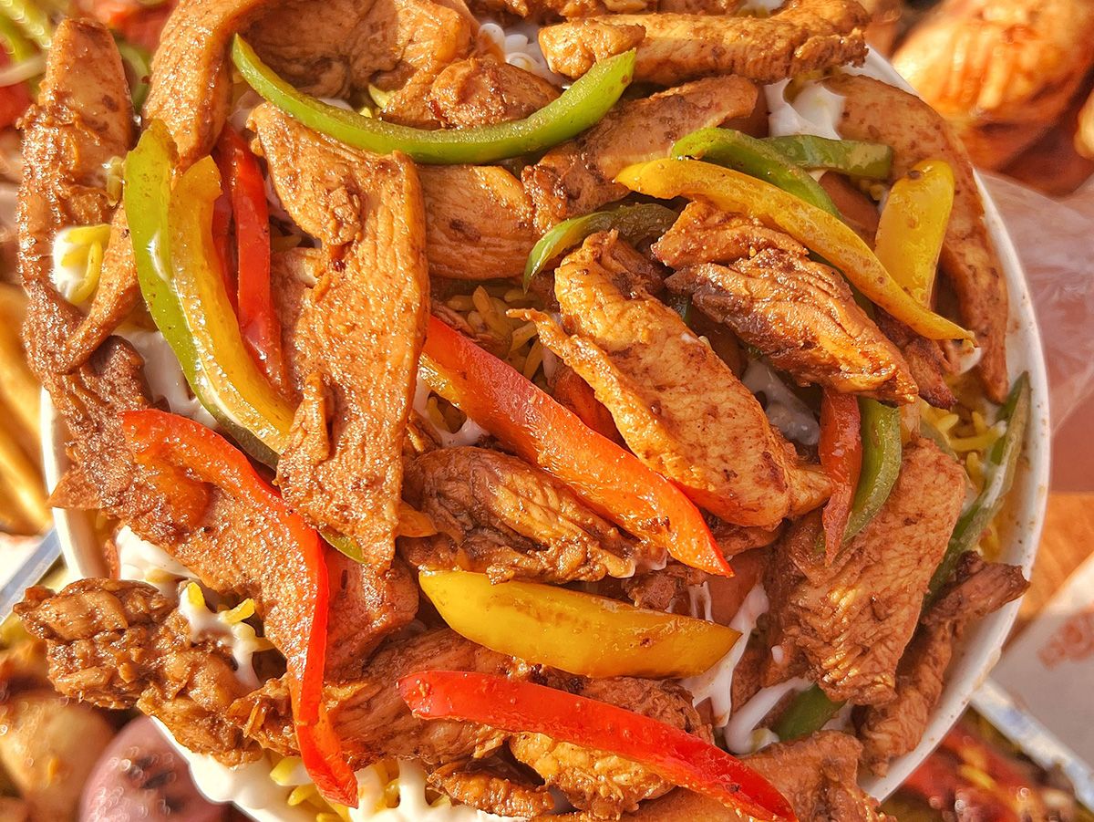 Chicken fajita fattah