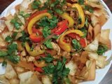 Chicken Fajita Fatteh