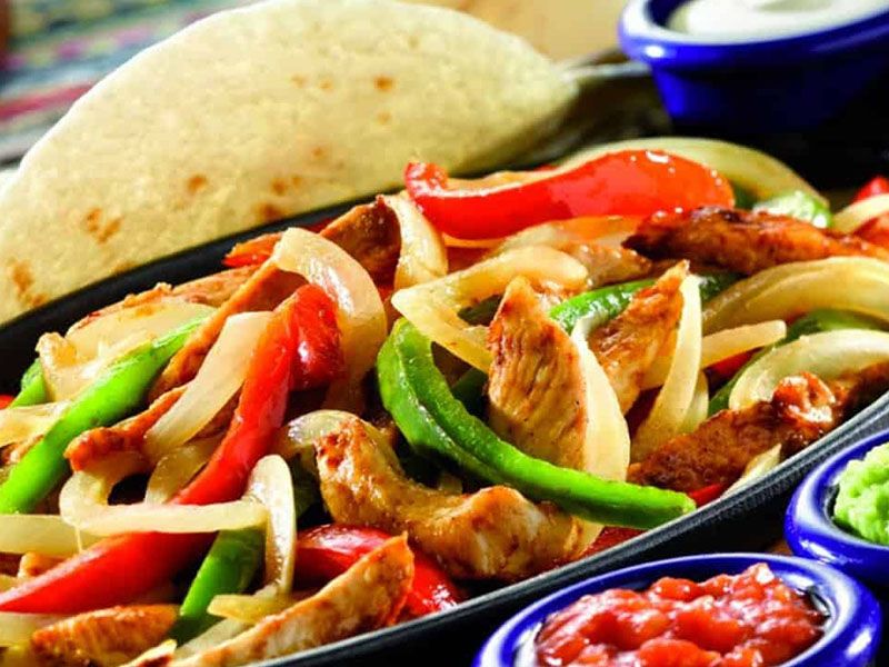 Chicken Fajita Fatteh