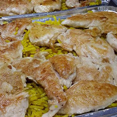 فتة دجاج منزوع العظم