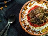 Goat Meat Fatteh