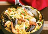 Mixed Seafood Fattah
