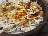 Masoub Fatteh With Qeshta And Honey