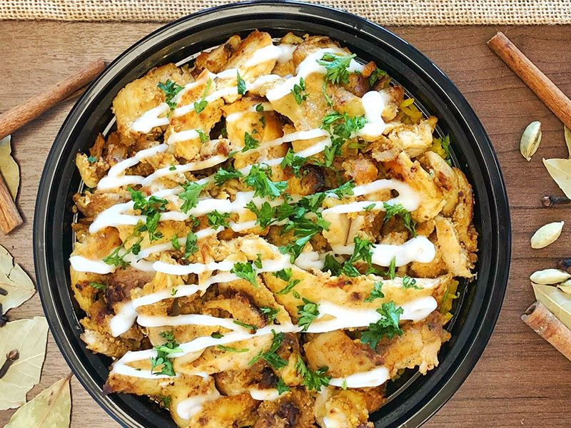 Chicken Shawerma Fatteh
