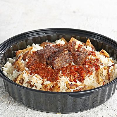 Fatteh with meat