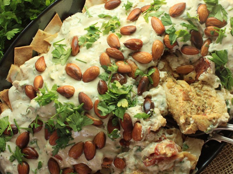 Chicken Zinger Fatteh