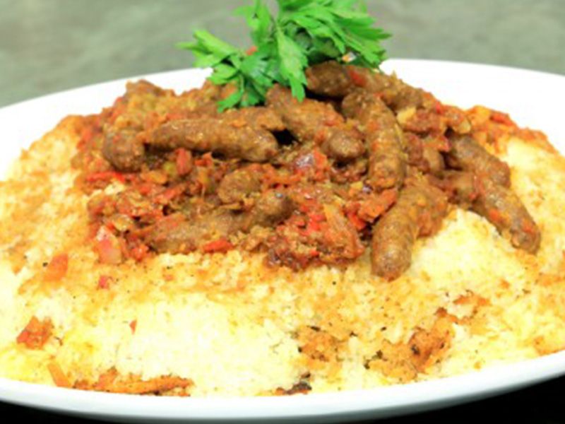 Oriental Sausage Fatteh
