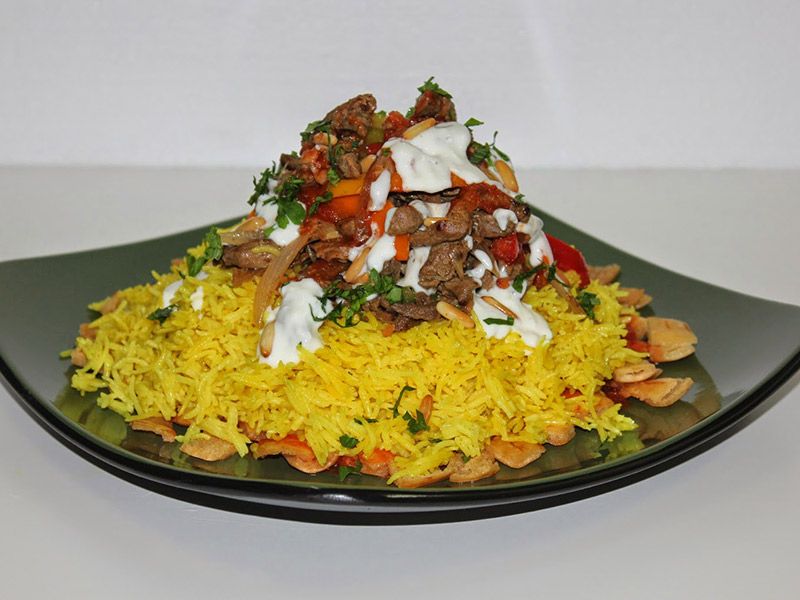 Meat Shawerma Fatteh
