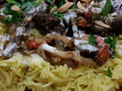 Elreem Shawerma Fatteh With Melted Cheese