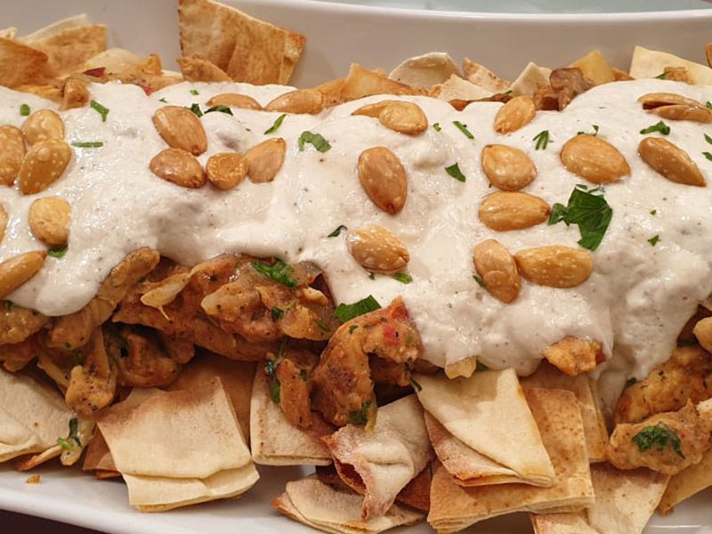 Chicken Shawarma Fatteh