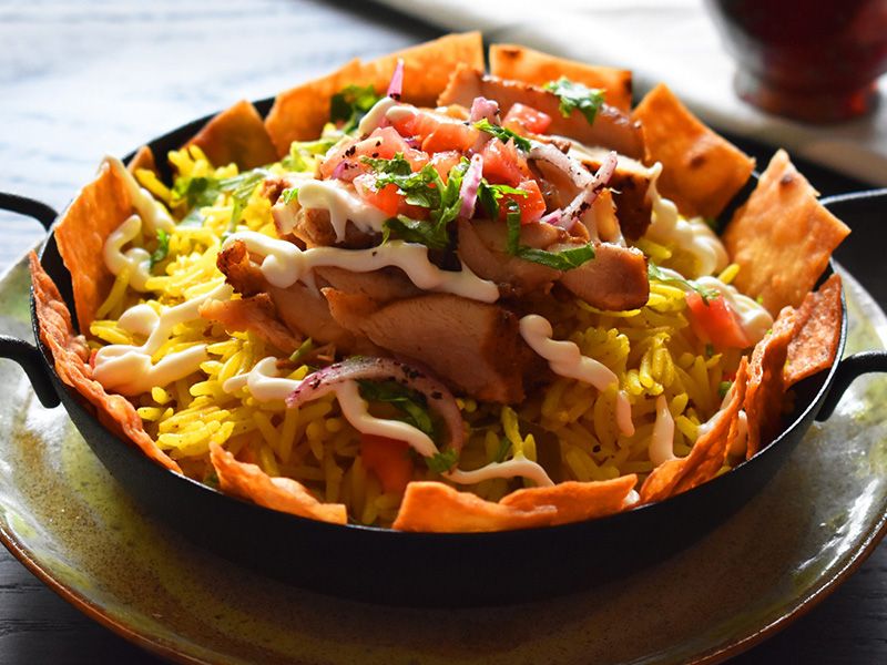 Chicken Shawerma Fatteh