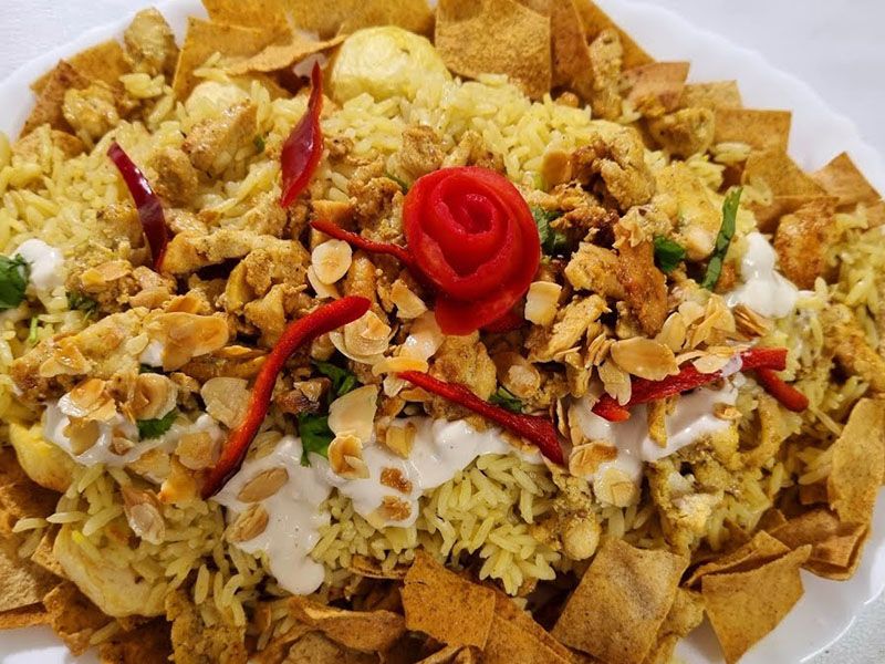 Chicken Shawerma Fatteh