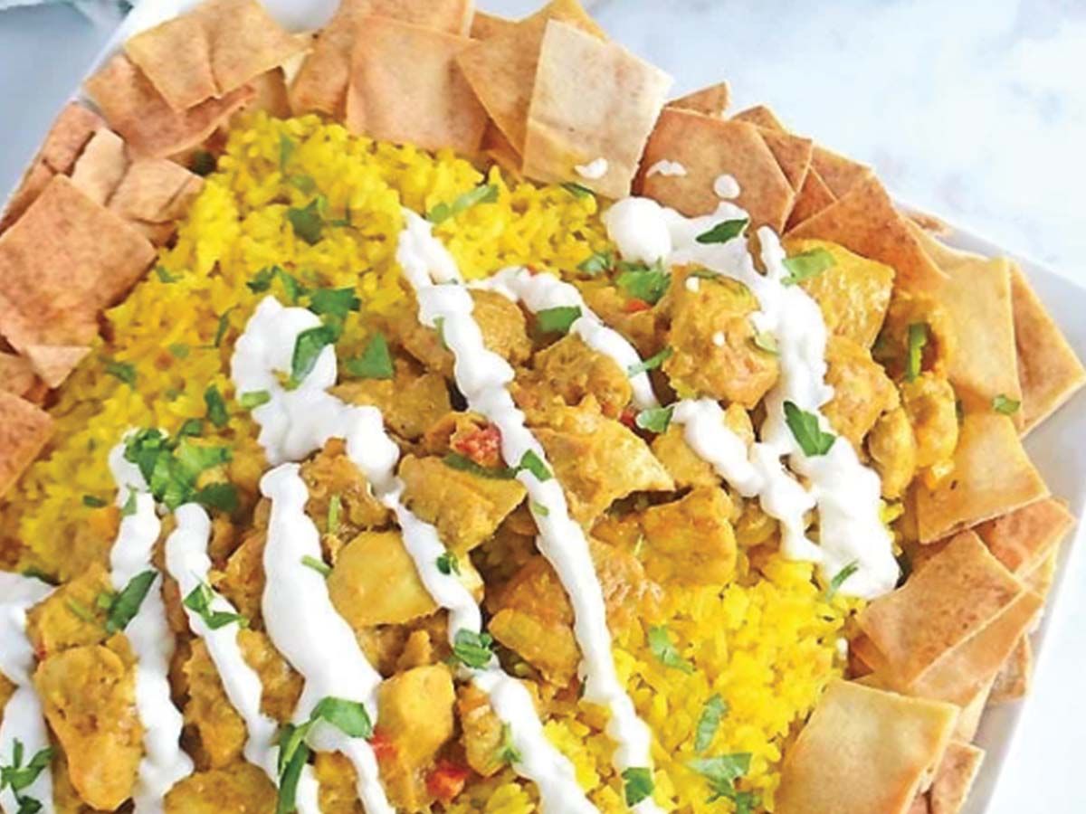 Large Chicken Shawarma Fattah