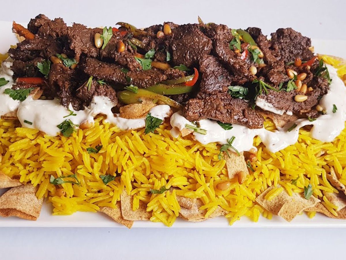 Meat Shawerma Fatteh