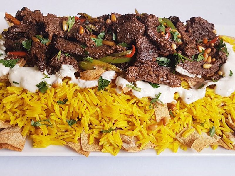 Meat Shawarma Fatteh