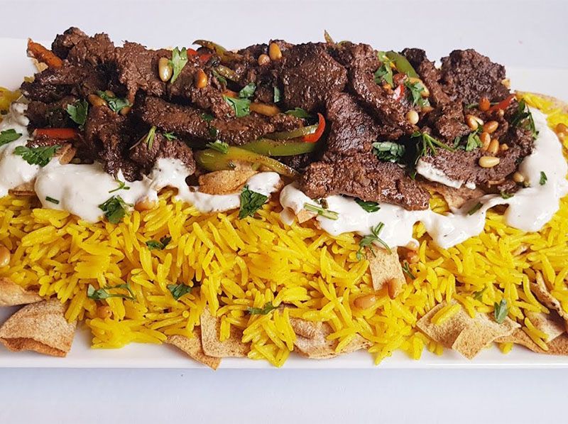 Meat Shawerma Fatteh