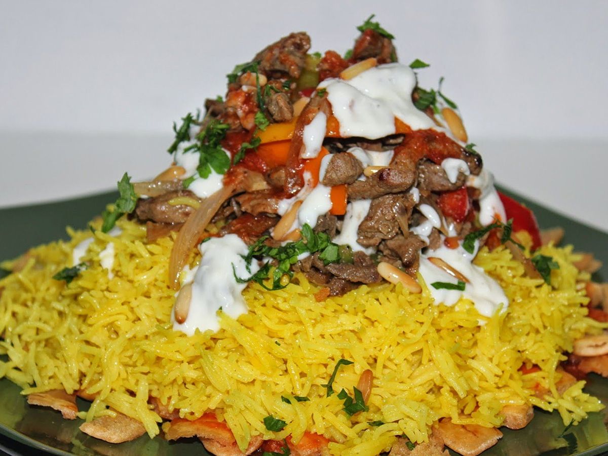 Fatteh Shawarma Mix With Basmati Rice