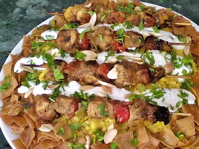 Shish Tawook Fatteh