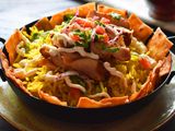 Syrian Chicken Fajita Fatteh