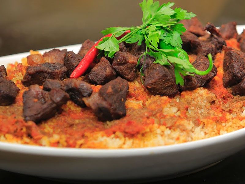 Meat Fetteh Casserole