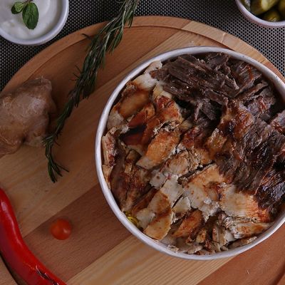 Mix shawarma fattah