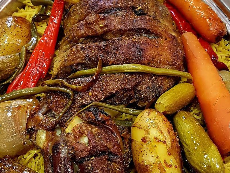 Pottery Meat Platter